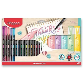 Lettering set Maped súprava, 22 ks